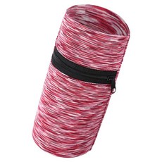 셀리빙 야외 운동 러닝 핸드폰보관 손목 가방, 레드 스트라이프, 1개