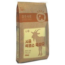 대주 시골 흑염소 육성P 펠렛 사료, 20kg, 1개