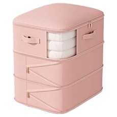 Mashatu空間層疊式壓縮被子袋 3層 粉色, 1個, 1入