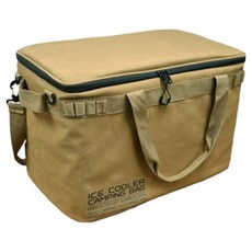 帆布保冷袋 保溫袋 大號, 米色, 30L