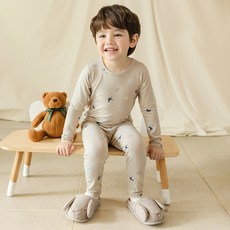 unifriend 兒童恐龍發熱九分內衣上下套裝