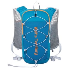 跑步馬拉松超輕量登山健行運動後揹包 HJ0585, 藍色, 1個
