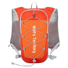 跑步馬拉松超輕量登山健行運動後揹包 HJ0585, 橘色, 1個