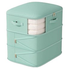 Mashatu 空間分層壓縮棉被收納袋 3層 薄荷綠, 1個, 1入