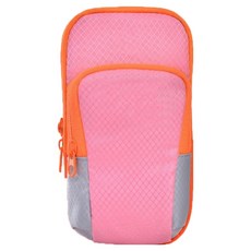 파라주니 러닝용 휴대폰 팔 슬리브 손목 스포츠 가방 HJ0583, 핑크, 1개