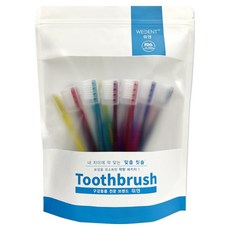 WEDENT 威登 月拚接頭牙刷 孕婦用 7入+產婦用 5入組, 1套