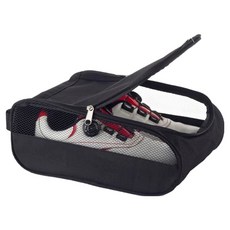 Sel-living 運動高爾夫球鞋袋 A款, 黑色, 1個