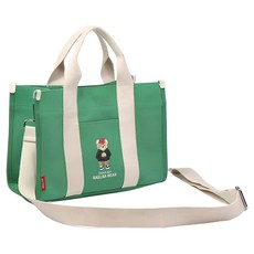 RaelraBear Kate 帆布肩背托特斜揹包, 綠色