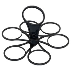 soonZAM 多杯式咖啡外帶杯架 6杯裝 黑色, 1個, 1入