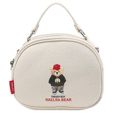 RaelraBear Parah 帆布托特斜背肩揹包, 象牙白