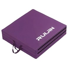 多功能摺疊體操墊 180 x 60 x 5cm, 1個, 深紫色