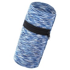 셀리빙 야외 운동 러닝 핸드폰보관 손목 가방, 블루 스트라이프, 1개