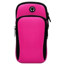 파라주니 러닝 피트니스 핸드폰 보관 스포츠 가방 HJ0581, 핑크, 1개