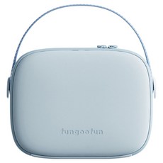 FUNGOOFUN 帶鏡子智能LED燈化妝包, 1個, 藍色