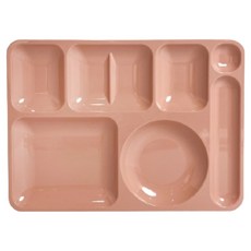 리빙메이트 단체급식 표준형 PC 3300 식판, 인디 핑크, 1개