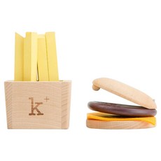 Kukkia 漢堡套餐玩具, 1套, 混和顏色