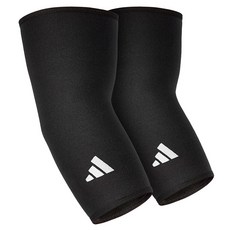 adidas 愛迪達 專業防護運動護肘 2個裝, 黑色, 1個