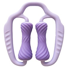 三次方 環形夾腿按摩器 2輪, 霧霾紫, 1個