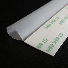 Changteumi 強化玻璃門 商店門 橡膠墊片 寬縫隙 擋風門縫條 半透明, 1個