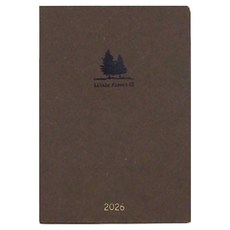 양지다이어리 2026 리틀플래닛 25 다이어리, 차콜브라운, 1개