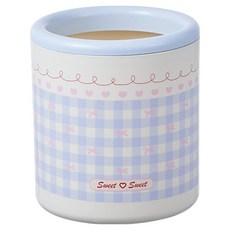 썬앤드림 달콤스윗 오픈형 미니 휴지통, 블루