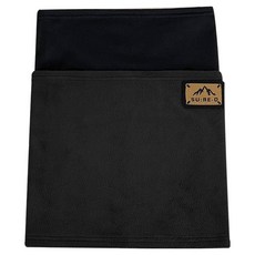 MUAN 保暖面罩圍脖 掛耳圍脖面罩, 黑色