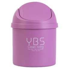 썬앤드림 簡約色彩迷你垃圾桶, 紫色