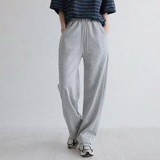 앤드스타일 여성용 롱/숏 기장 14탄 슬림절개 풀밴딩 와이드 애착 트레이닝 팬츠 264949