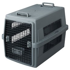 IRIS OHYAMA 愛麗思歐雅瑪 狗狗 ATC 系列大型犬用航空旅行提籠, 深灰色, 1個