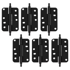 Woomee 傢俱鉸鏈 黑色, 6個