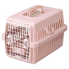 IRIS OHYAMA 愛麗思歐雅瑪 ATC 系列小型犬專用航空運輸籠, 粉紅色, 1個