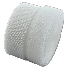 ender 強力大型魔鬼氈黏扣帶 公母面 5cm x 1m 白色, 1組