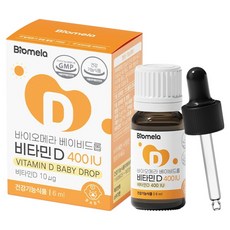 Biomela Baby Drop維他命D 400IU, 1個, 6毫升