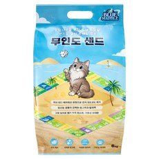 블루마블 고양이 무인도 샌드, 6kg, 1개, 무향