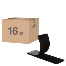 Skora 強力黏貼魔鬼氈貼片 黑色, 16個