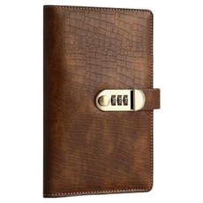 溫馨空間 皮革夾式收納冊, 棕色, 1個