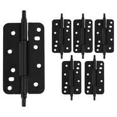 Woomee 傢俱鉸鏈 黑色, 6個