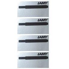 德國 LAMY T10 鋼筆專用拋棄式卡式墨水管 5入, 黑色, 4套