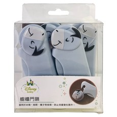 Disney 迪士尼 baby 維尼好朋友 屹耳 小驢子 櫥櫃門鎖 6個, 藍色, 1套