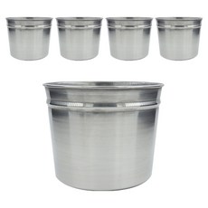 營業用不鏽鋼骨頭桶, 單一顏色, 5個