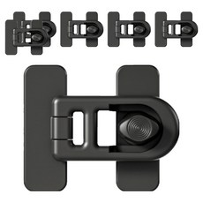 그린꾸 업그레이드 안전 서랍 잠금 장치, 블랙, 6개