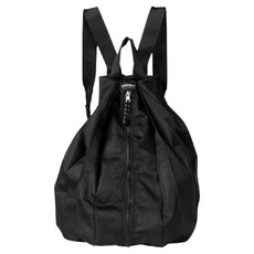 Hesei 便攜式戶外登山露營防水輕量可折疊後揹包, 1個, 黑色