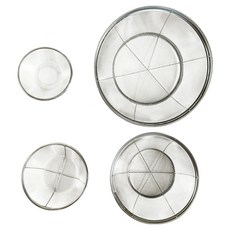 YOSHIKAWA 吉川 MIZ-LEAD 日本18-8不銹鋼深型圓篩籃4件組 日本製, 1套