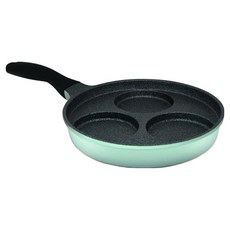 bella cuisine 3格雞蛋煎鍋 薄荷綠, 1個, 24cm