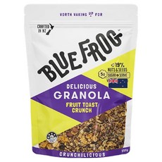Blue Frog 美味水果吐司脆片燕麥片, 350g, 1個
