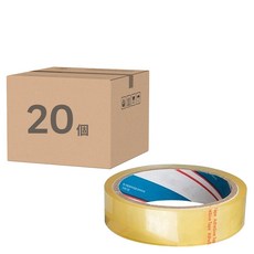 Daebak Tape 轉盤式膠帶台用補充膠帶 24mm x 25m, 20個