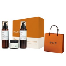 Enesti Suansu 溫泉水基礎保養品3件組 + 購物袋, 1套