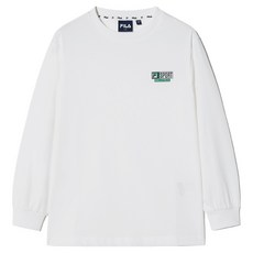 휠라키즈 베이직 라벨 티셔츠 FK2RLH1101X