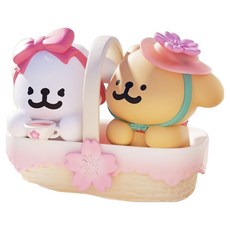 Funism 玩樂主義 線條小狗 浪漫櫻花系列 盲盒 款式隨機, 1個