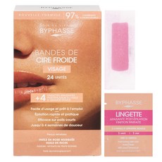 BYPHASSE 臉部用冷蠟除毛貼片, 30g, 1個